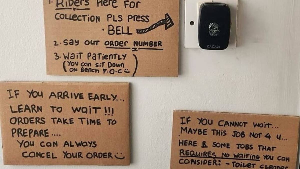 #trending: Home-based business slammed for ‘rude’ signs targeting delivery riders