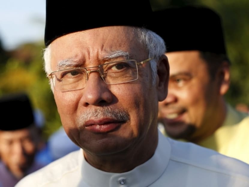 Malaysia’s Prime Minister Najib Razak arrives for a news conference at a mosque outside Kuala Lumpur, Malaysia, July 5, 2015. Photo: Reuters