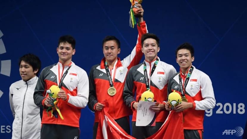 Asian Games: Singapore win first medal with men's swimming relay bronze