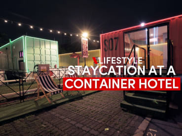 Staycation at Singapore's newest container hotel at Downtown East | CNA Lifestyle