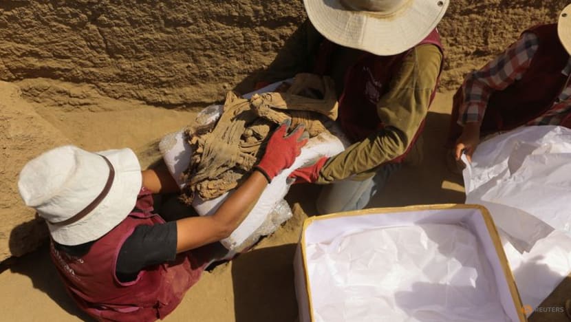 Archaeologists in Peru find adolescent mummy wrapped in bundle