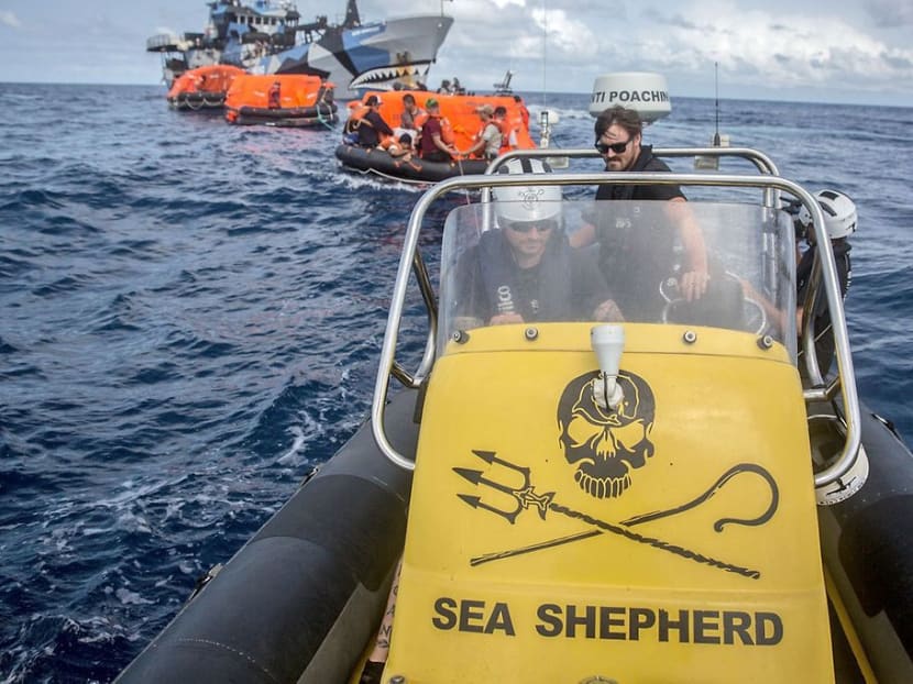 A file photo of one of the vessels under Sea Shepherd's banner. AFP file photo.