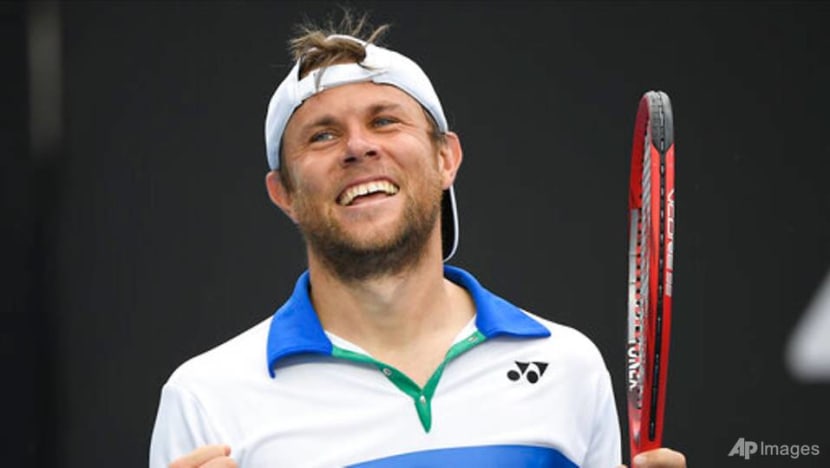 Albot defeats Smith to advance in Singapore Tennis Open