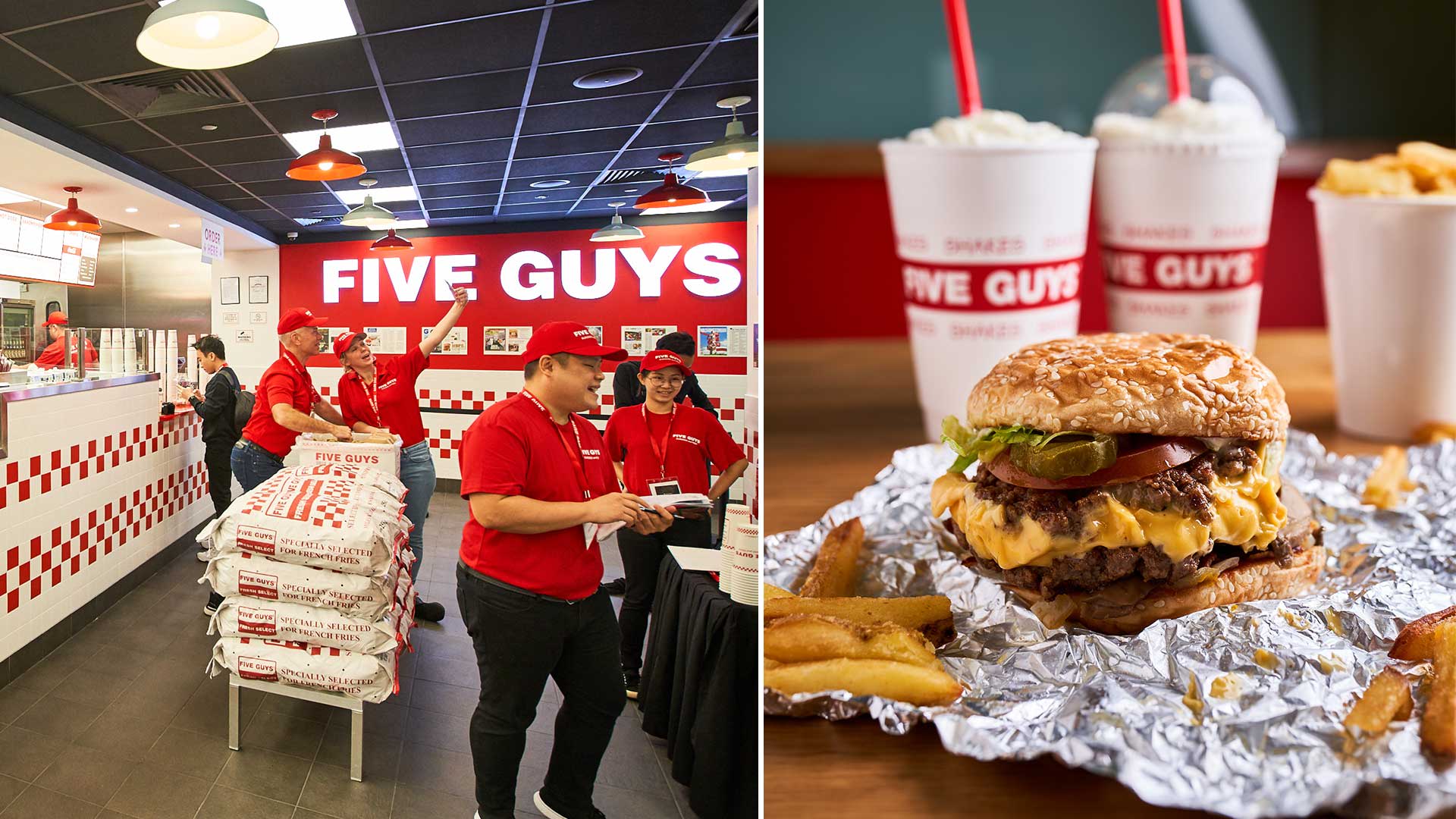 Five Guys Opening Second Outlet At Nex in Serangoon Five Guys Opening Second Outlet At Nex in Serangoon