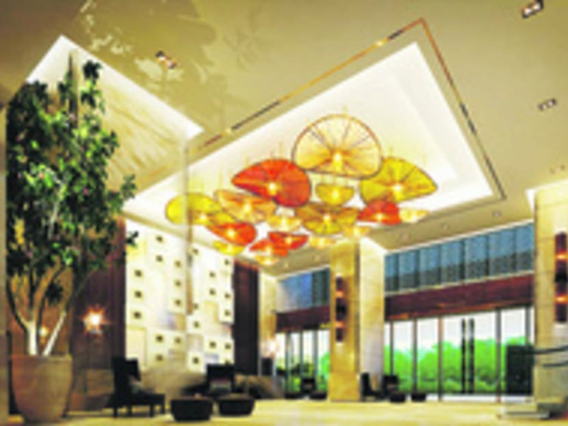 The lobby of the new Inya Wing at Sedona Hotel Yangon