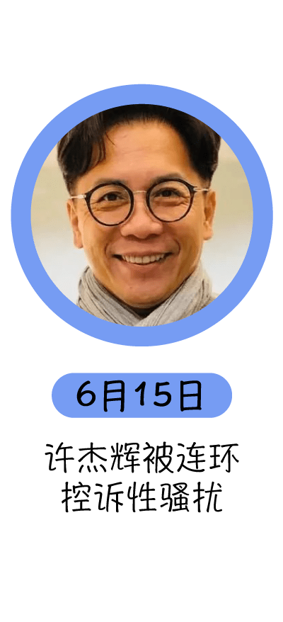 许杰辉被连环控诉性骚扰