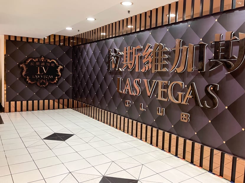 Las Vegas KTV at Parklane shopping mall, one of two karaoke lounges that were ordered to close for two weeks from July 16, 2021 due to a likely ongoing Covid-19 spread. Las Vegas KTV at Parklane shopping mall, one of two karaoke lounges that were ordered to close for two weeks from July 16, 2021 due to a likely ongoing Covid-19 spread.