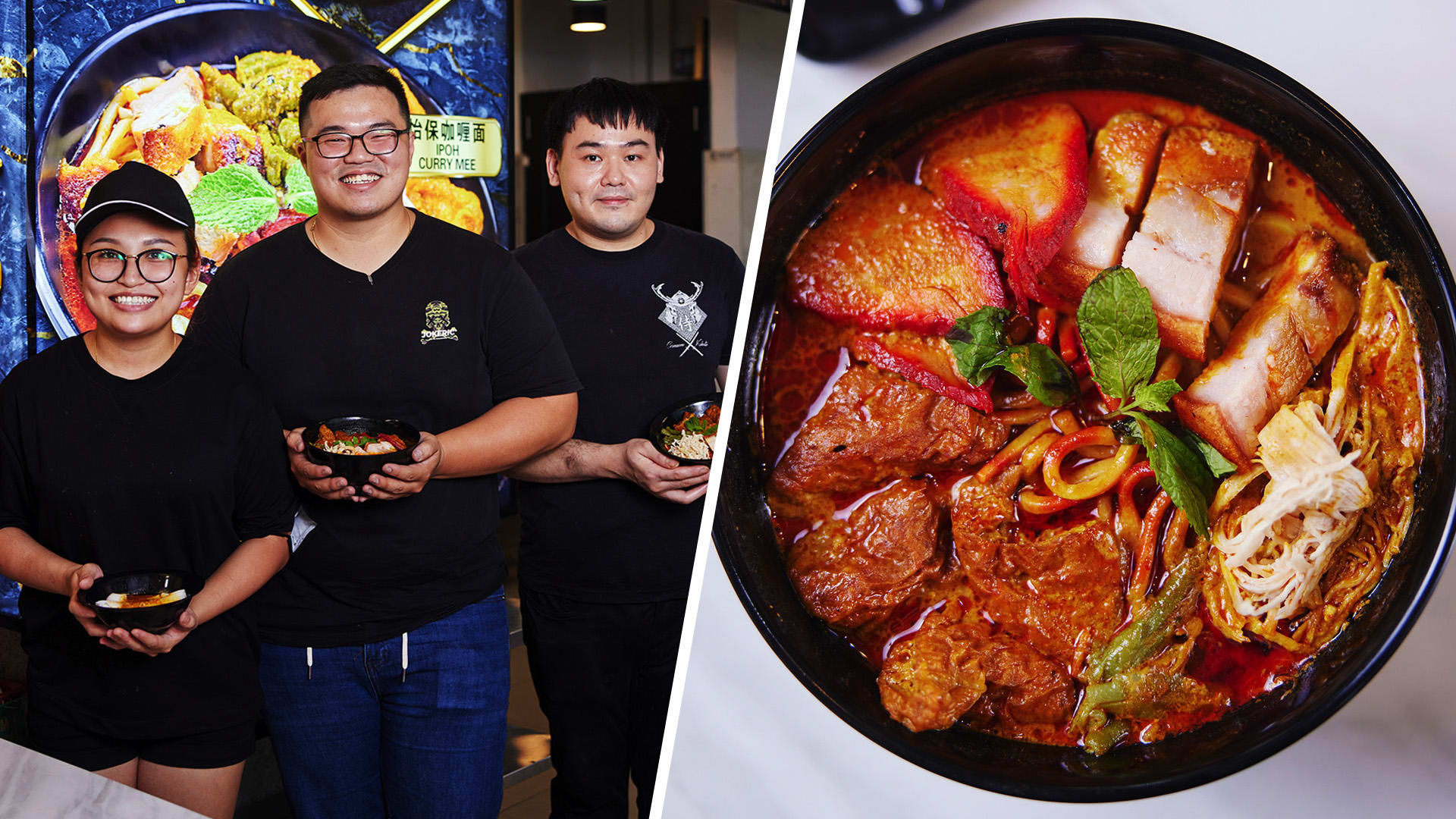 Young Malaysian Hawkers Serve Hearty Ipoh Curry Mee & Chee Cheong Fun At Jurong West Stall Young Malaysian Hawkers Serve Hearty Ipoh Curry Mee & Chee Cheong Fun At Jurong West Stall