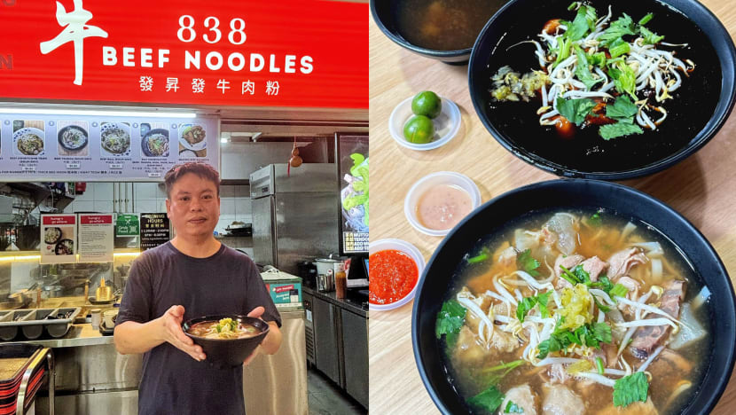 Fasts | CNA Former Air Force engineer opens Hainanese-style beef noodles stall in Yishun - CNA