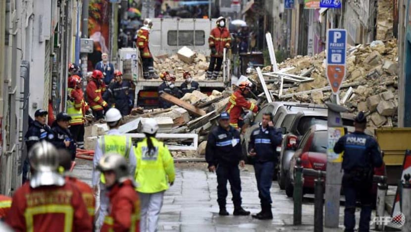 Rescuers search for victims after buildings collapse in Marseille Rescuers search for victims after buildings collapse in Marseille