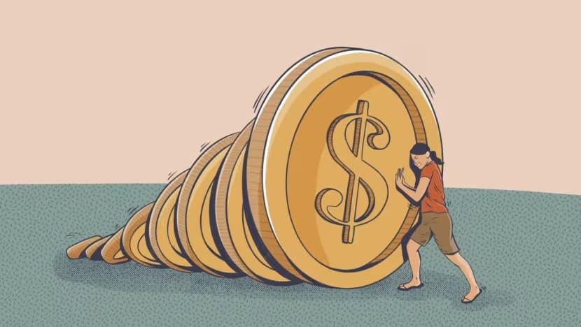 money struggles illustration