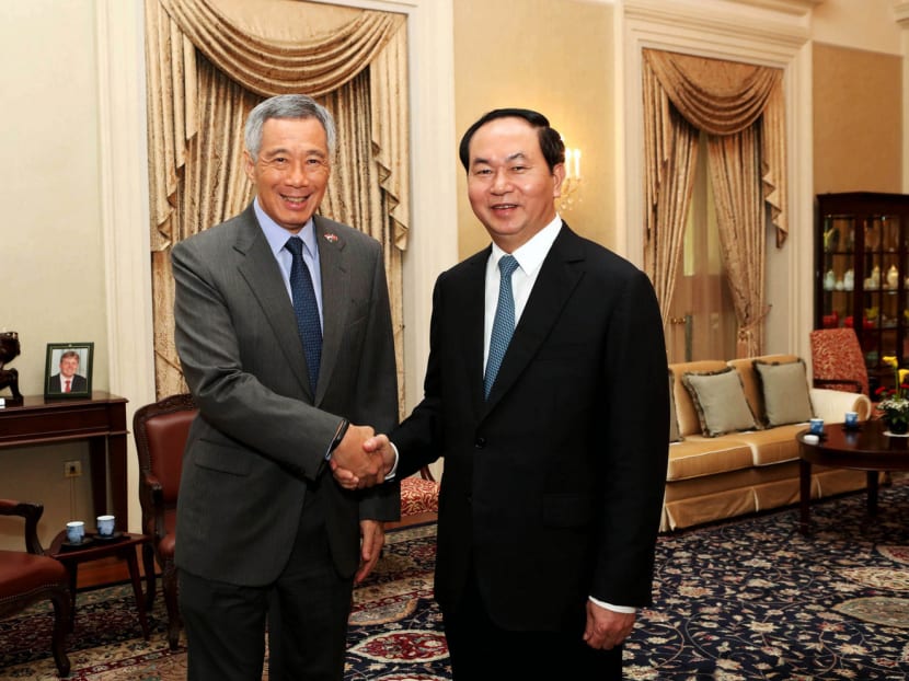 Mr Quang, who also met and was later hosted to lunch by PM Lee, said Vietnam has always seen Singapore as a ‘trusted and respected companion’. Photo: MCI