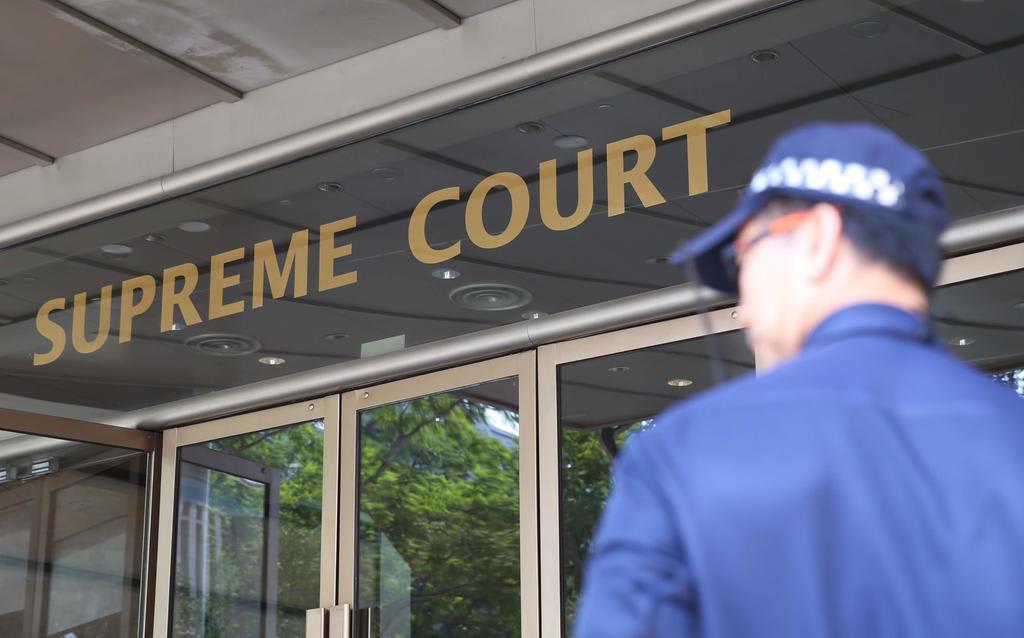 A former security officer pleaded guilty to five charges including rape, sexual assault by penetration, distributing a voyeuristic image and insulting the modesty of a woman.