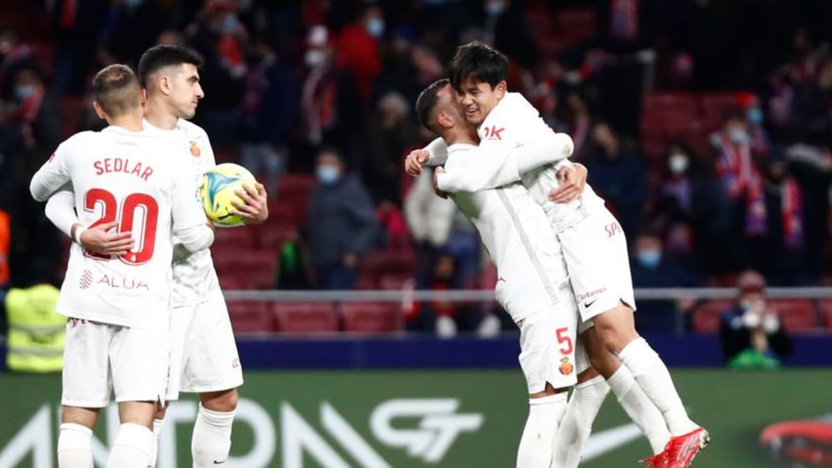 Atletico tenggelam oleh gol perpanjangan waktu Kubo untuk Mallorca