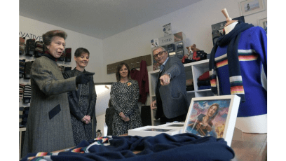Princess Anne visits Corgi to unveil new Doctor Who range