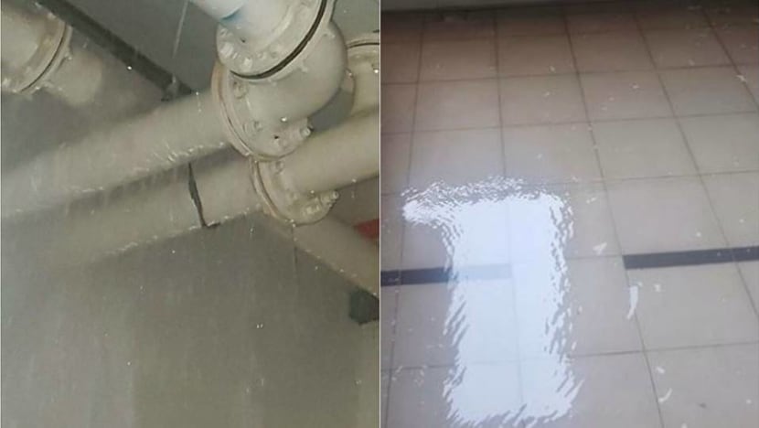 Burst water pipe affects 3 lifts at Clementi block