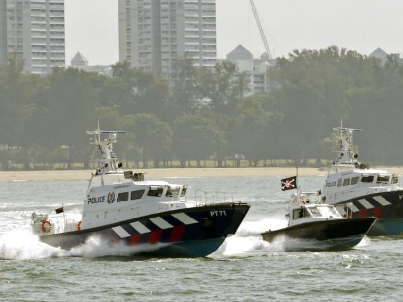The Police Coast Guard’s Patrol Interdiction Boats on display at East Coast Park. The Police Coast Guard’s Patrol Interdiction Boats on display at East Coast Park.
