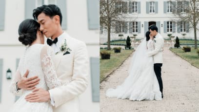 Desmond Tan, 35, Finally Marries Girlfriend Of 12 Years In “Fairytale Castle Wedding” In France