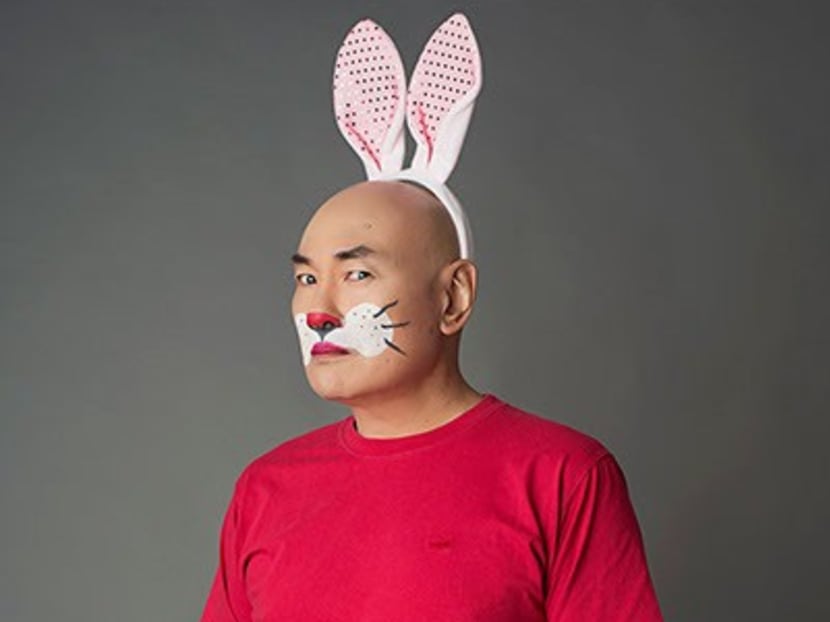 Lim Kay Siu takes on Nassim Suleimanpour's White Rabbit Red Rabbit (sans rabbit ears and make-up). Photo: Pink Elephant Labs.