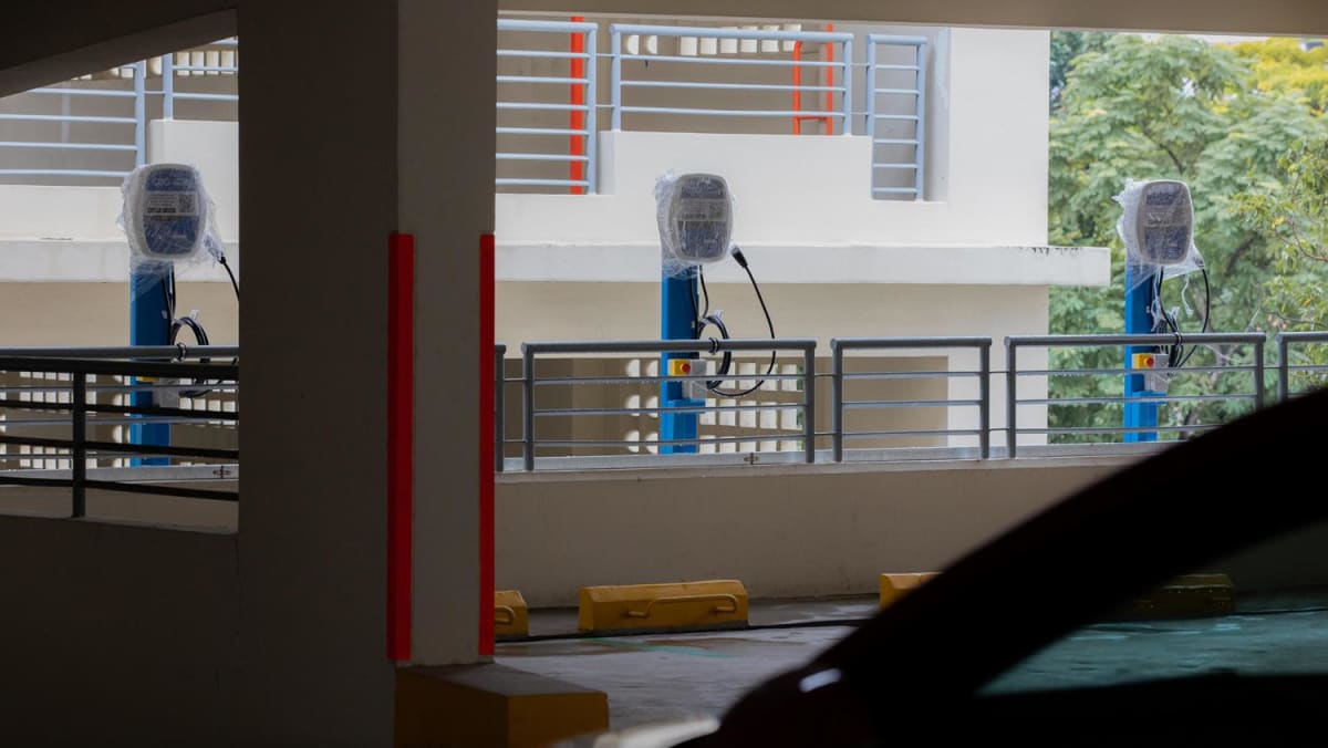 At least 12,000 new EV charging points to be installed in HDB car parks