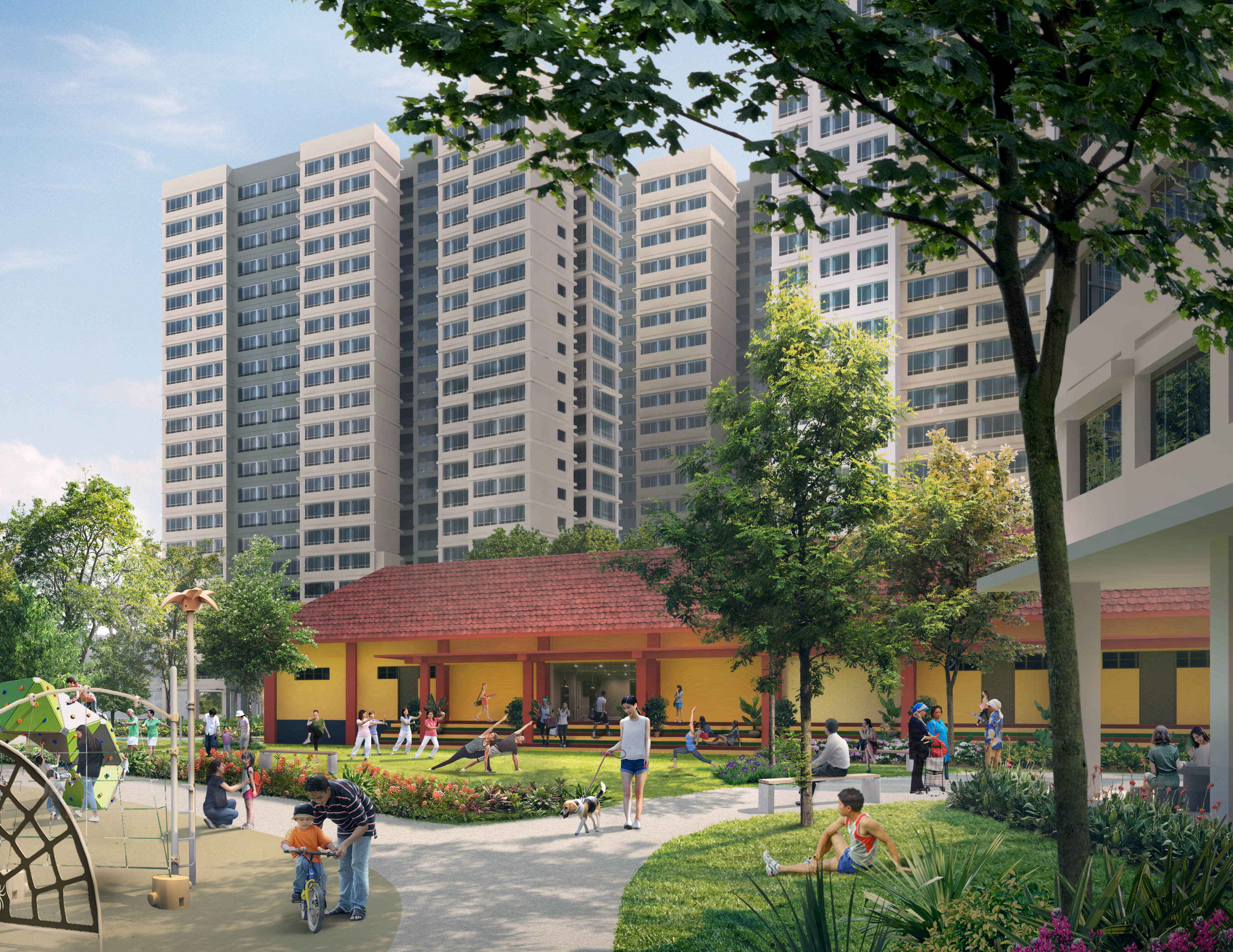 1,600 HDB flats, integrated sports facilities to be built on redeveloped Farrer Park site