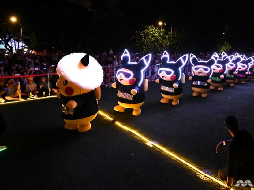 Pikachu takes over Sentosa at first Pikachu Night Parade outside Japan Pikachu takes over Sentosa at first Pikachu Night Parade outside Japan