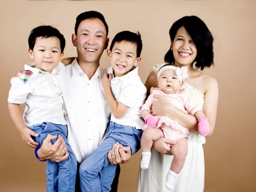 The Centre for Fathering CEO Bryan Tan and his wife Adriana have realised it does their children a great deal of good when they make time to go on "dates". Photo: Bryan Tan