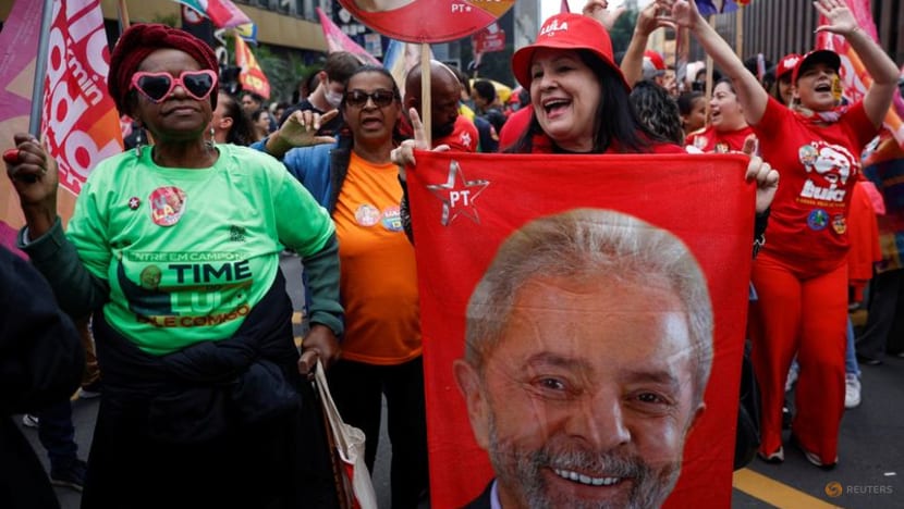 Front-runner Lula close to outright win in Brazil election, poll shows