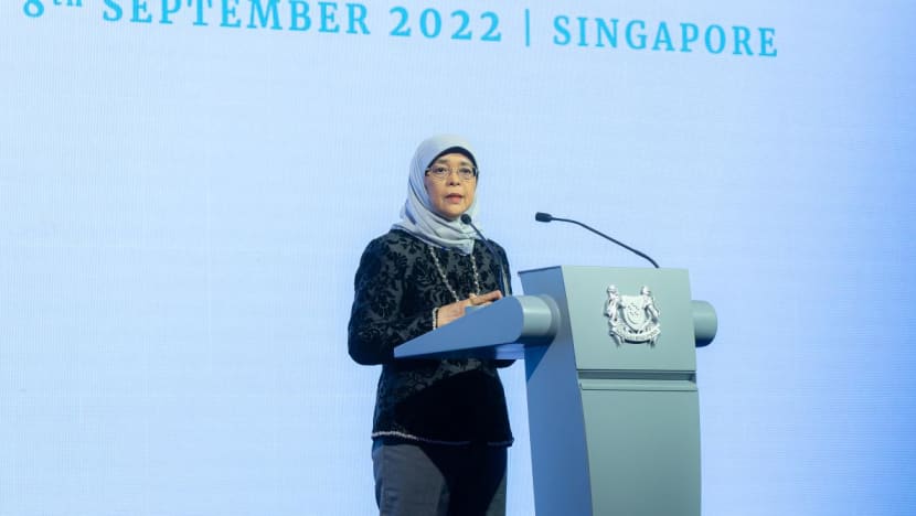 Societies cannot survive without the social glue that bonds people together: President Halimah Societies cannot survive without the social glue that bonds people together: President Halimah