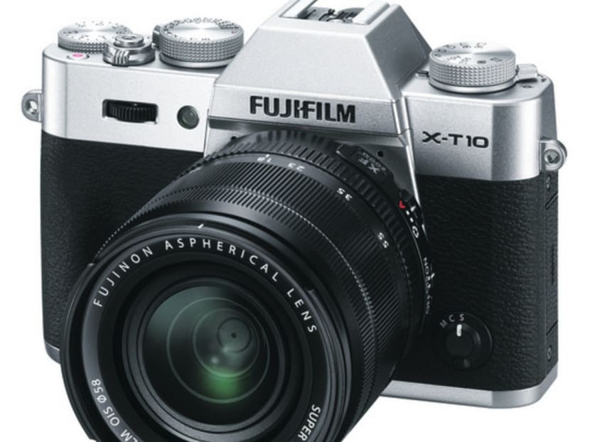 The Fujifilm X-T10 in silver. Photo: Fujifilm