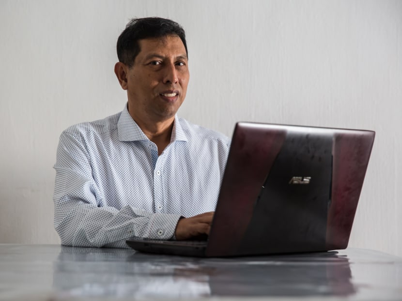 After Mr Kamarudin Osman was laid off, he took several courses to upgrade his skills, including an Oracle database administration course from Oracle University. Photo: Nuria Ling/TODAY