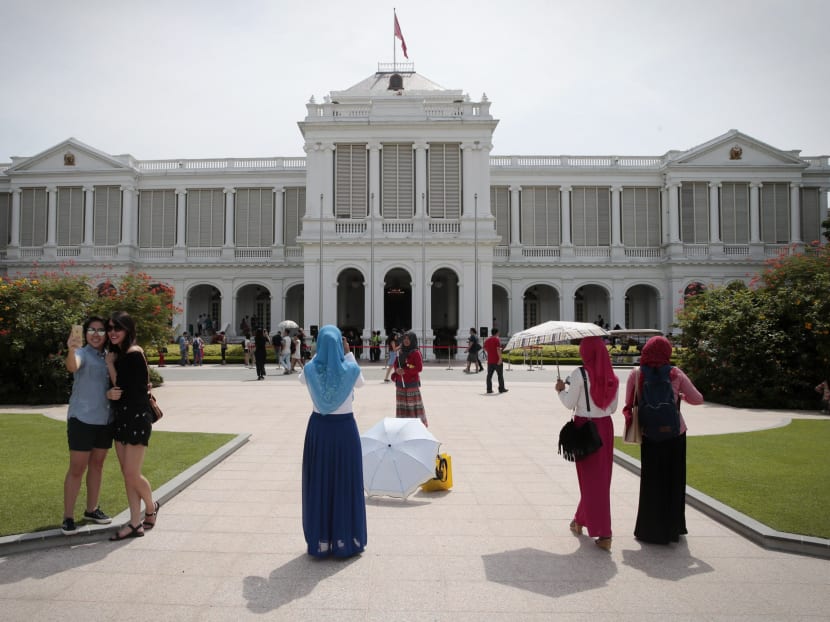 Visitors at the Istana Open House on July 6, 2016.  TODAY file photo