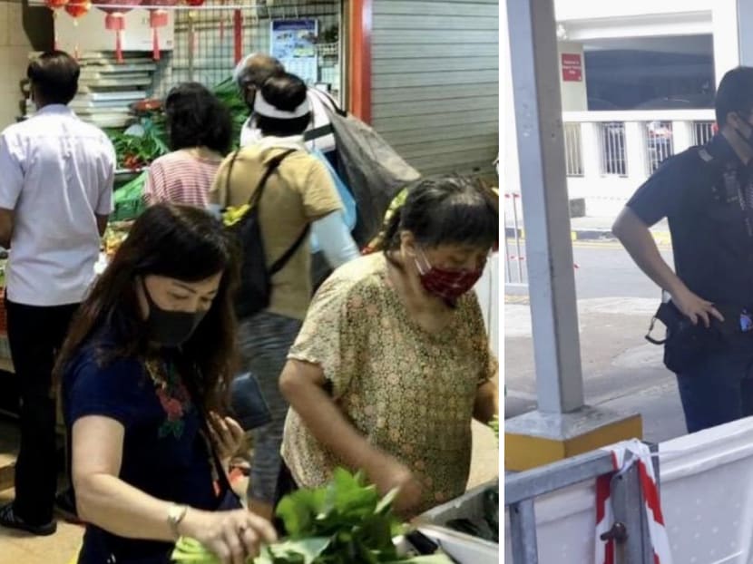 Over 200 fines issued on April 12 against those who flout safe distancing measures including at markets, hawker centres