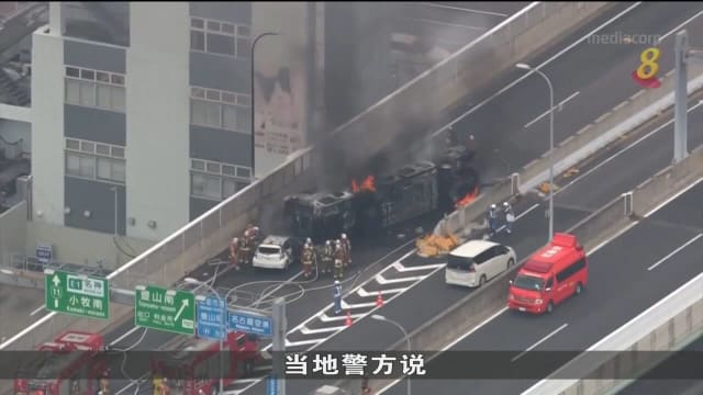 日本名古屋高速公路严重车祸 两人死亡