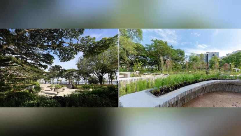 New therapeutic gardens open at Bedok Reservoir Park and Pasir Ris Park