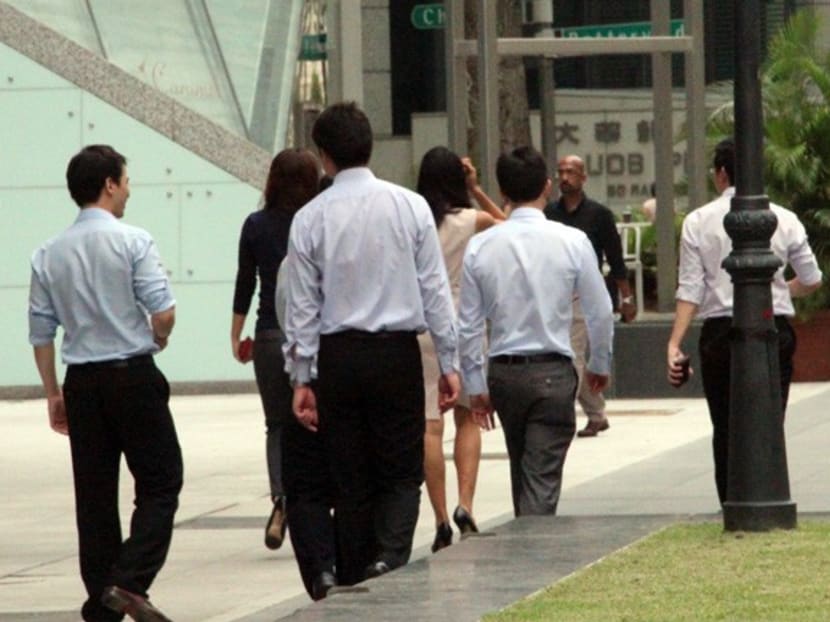 Only 44 per cent of employers intend to add their staff strength, a drop of nearly 5 percentage points compared to the previous quarter. Photo: Francine Lim, channelnewsasia.com