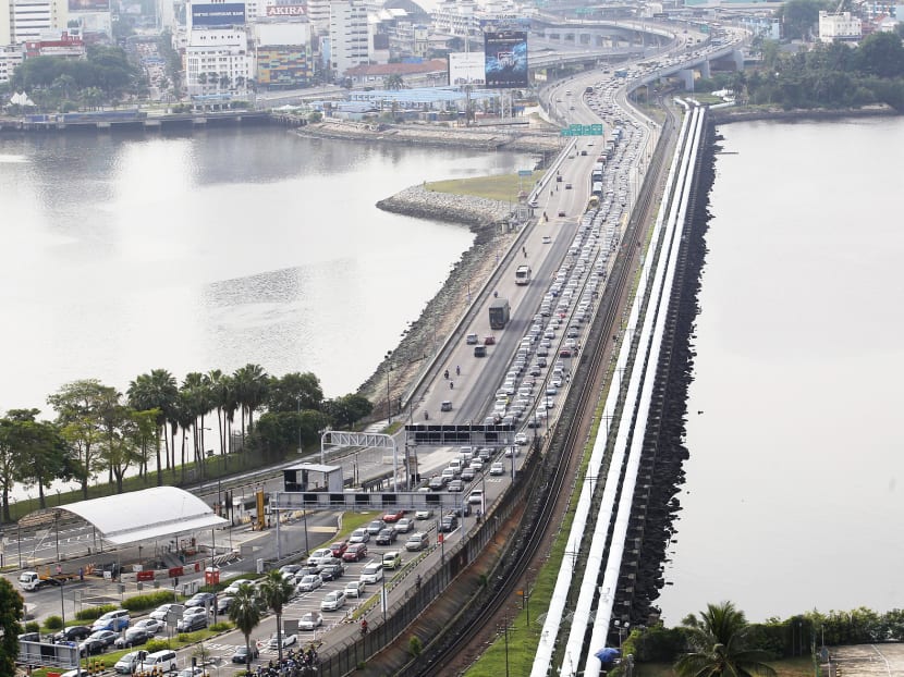 A view of the causeway connecting Singapore and Malaysia. TODAY file photo