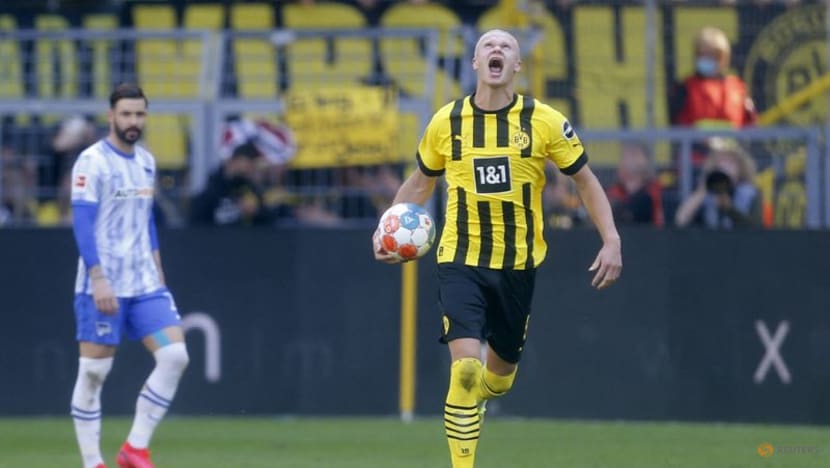 Haaland scores in Dortmund farewell appearance Haaland scores in Dortmund farewell appearance