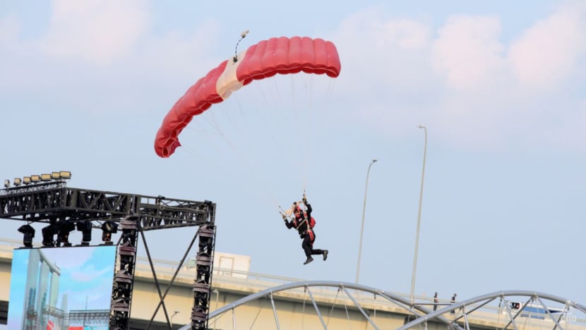 NDP skydiving displays can challenge even the best of parachutists, say former commandos