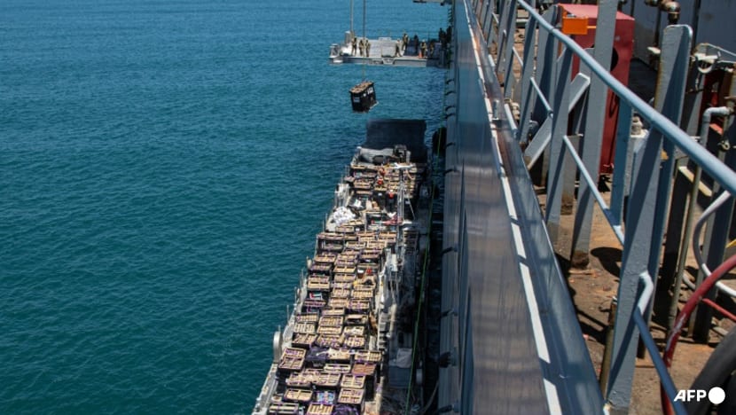 US military says first aid delivered to Gaza via temporary pier