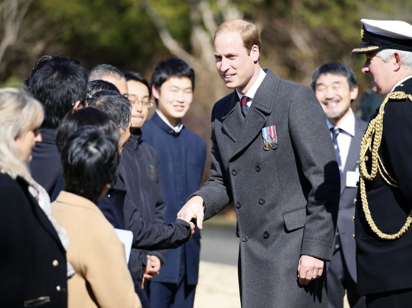 Gallery: Prince William strikes a friendly contrast to Japan’s prince