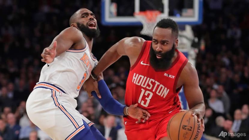 Basketball: High-flying Harden makes history at the fabled Garden