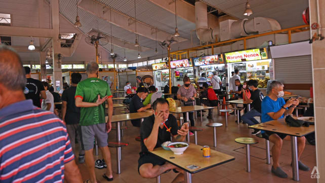 6 non-fully vaccinated people found dining at hawker centres since COVID-19 restrictions eased: MSE