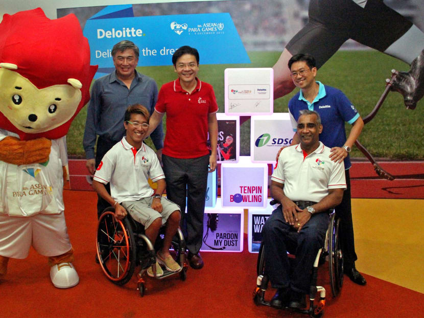 The appointment ceremony of the 8th ASEAN Para Games, recognising Deloitte as its first official sponsor. Photo: Jaslin Goh/TODAY