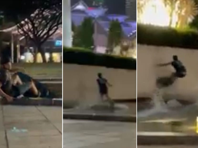 Man in viral video charged with ‘boatless wakeboarding’ at Civilian War Memorial Man in viral video charged with ‘boatless wakeboarding’ at Civilian War Memorial