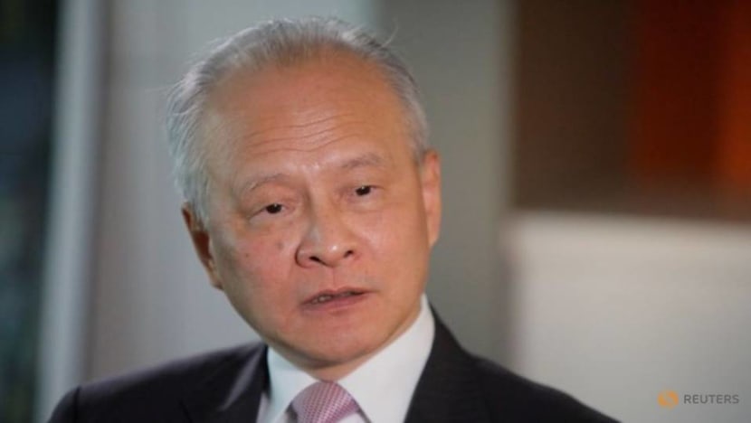 China's US envoy says US-China relations must be put on right track China's US envoy says US-China relations must be put on right track