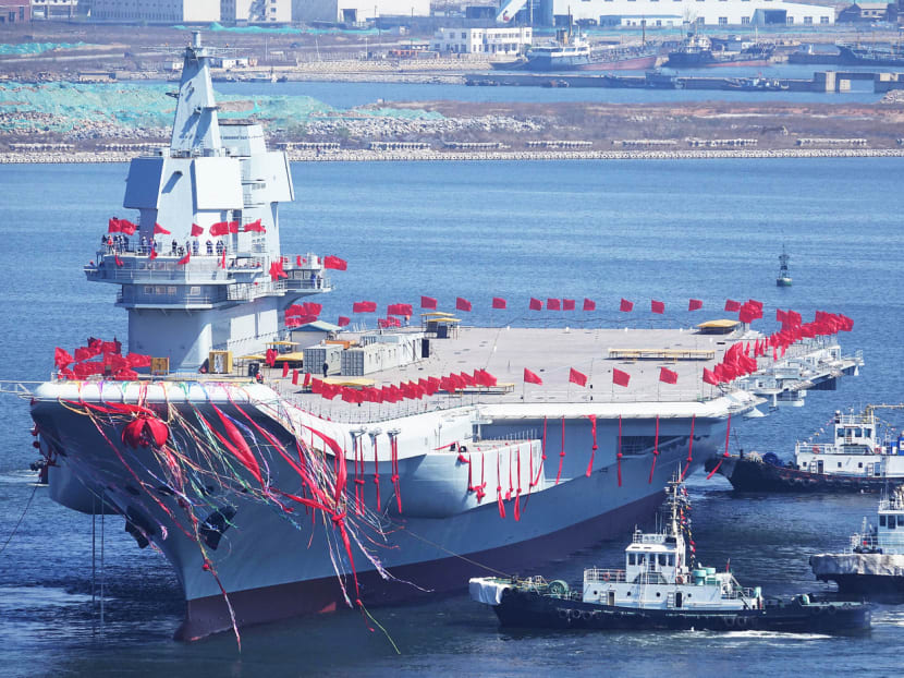 Chinese state-run tabloid Global Times said the launch of the new carrier represented a ‘milestone’ in military development. Photo: Reuters
