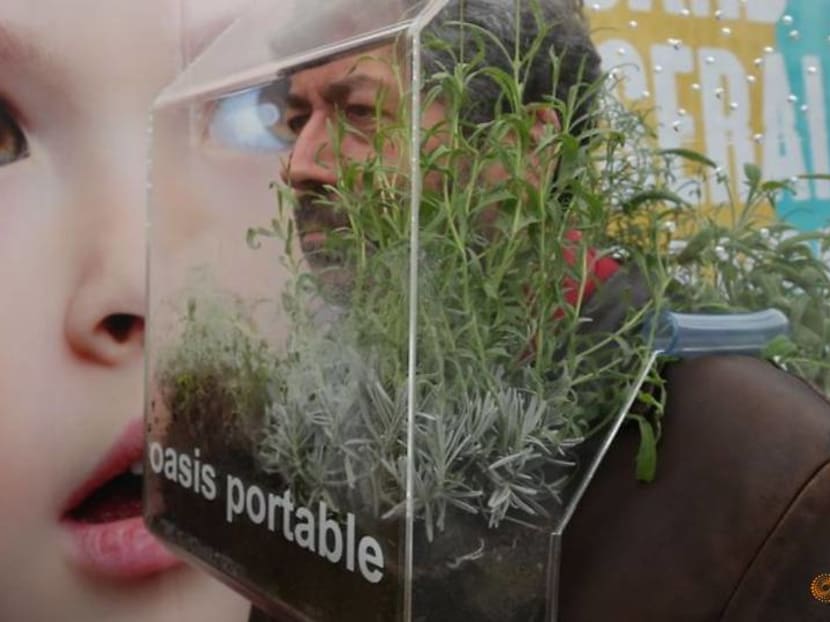 Belgian artist's 'portable oasis' creates COVID-free bubble for one Belgian artist's 'portable oasis' creates COVID-free bubble for one