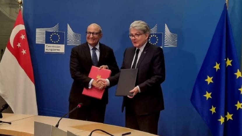 Singapore seeks to reinforce role as digital hub, signs partnership with EU Singapore seeks to reinforce role as digital hub, signs partnership with EU