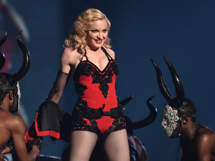 This Feb 8, 2015 file photo shows Madonna performing at the 57th annual Grammy Awards in Los Angeles. Photo: AP